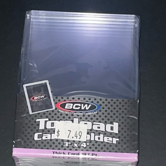 BCW Top Load Card Holder 197pt New Sealed Trading Card Holders - Picture 1 of 3